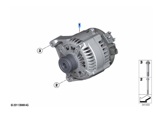 Generaator – BMW 12317501595