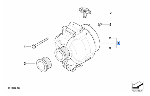 Generaator – BMW 12317532966
