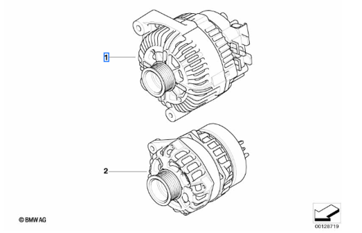 Generaator – BMW 12317540990