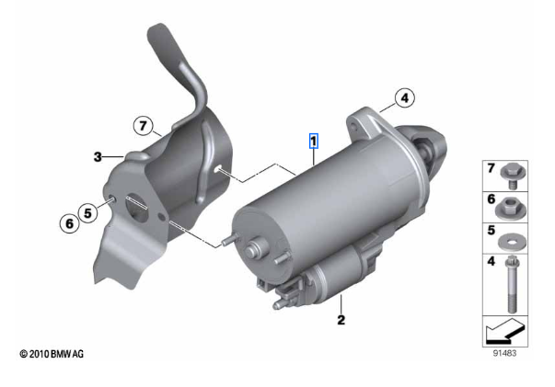 Starter – BMW 12417610343