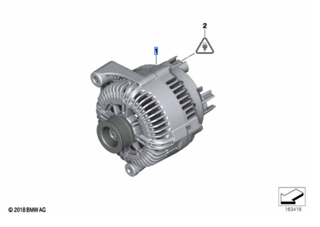 Generaator – BMW 12318517262
